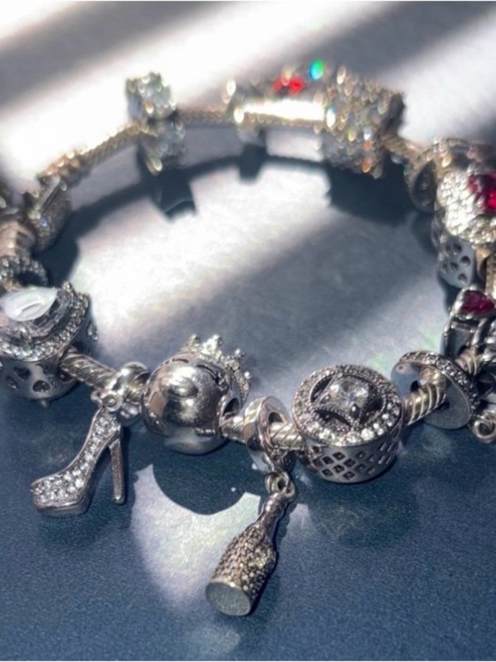 Beautiful Pandora Sparkling Barrel Pre Styled Bracelet S925 - Picture 4 of 11